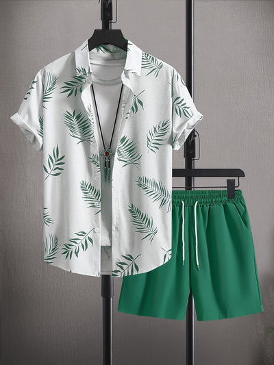 Tropisches Strand-Shirt & Shorts-Set - Georgio