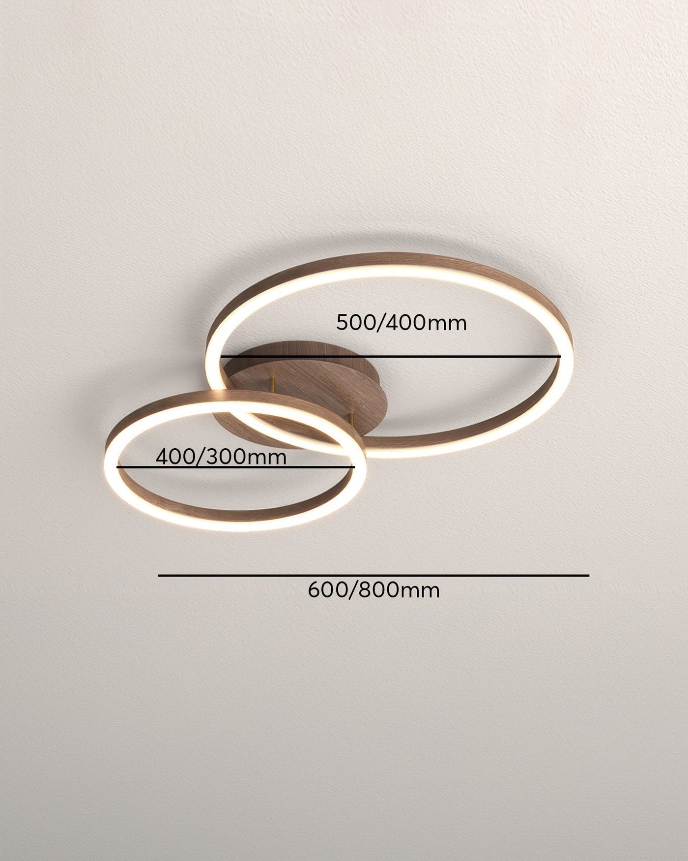 Elegante Ring-Deckenleuchte