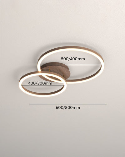 Elegante Ring-Deckenleuchte