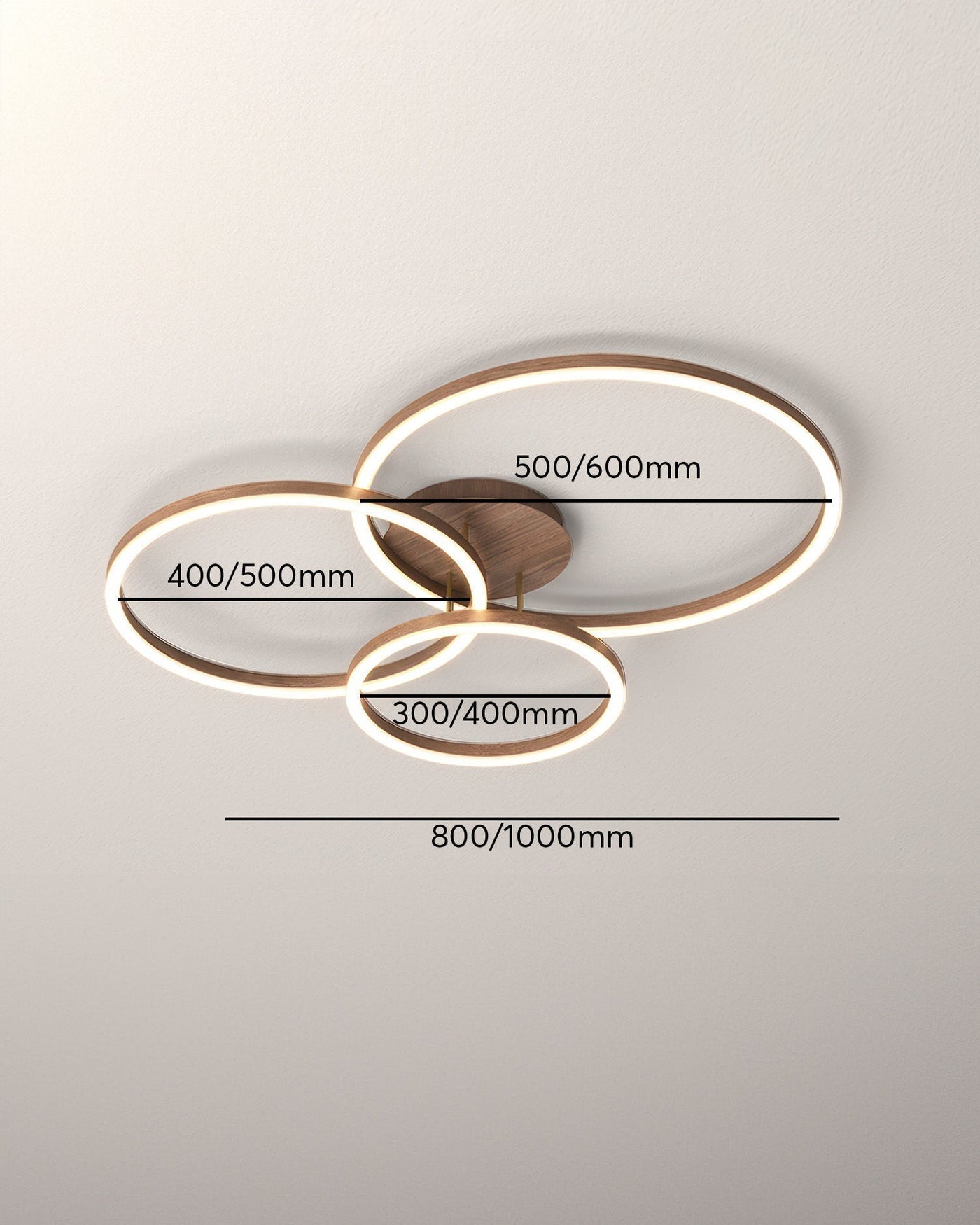 Elegante Ring-Deckenleuchte