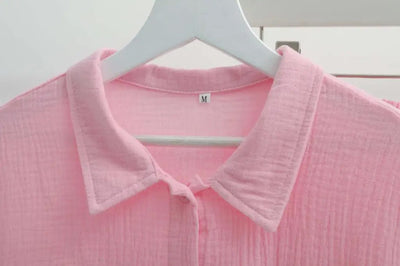 VIA - Pleated Lapel Hemd Sets