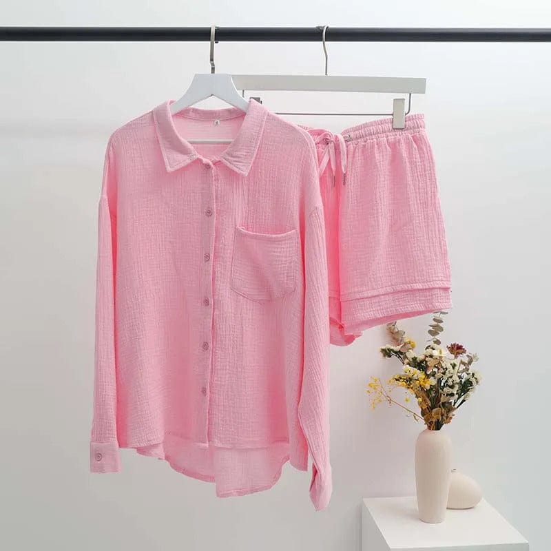 VIA - Pleated Lapel Hemd Sets