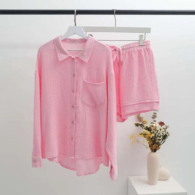 VIA - Pleated Lapel Hemd Sets