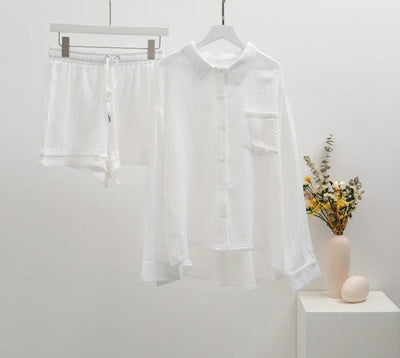 VIA - Pleated Lapel Hemd Sets