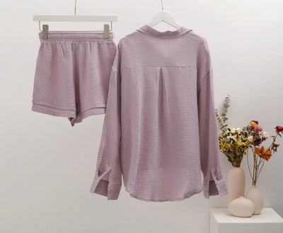 VIA - Pleated Lapel Hemd Sets