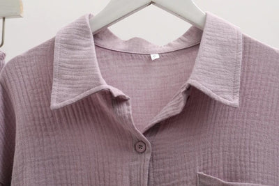 VIA - Pleated Lapel Hemd Sets