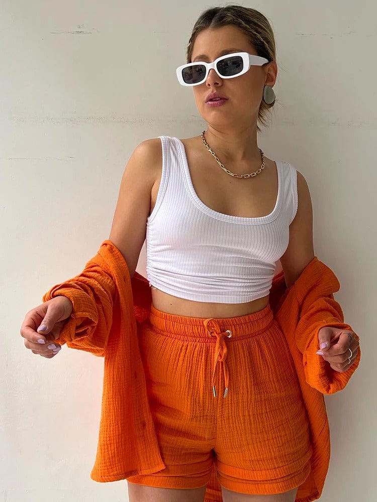 VIA - Pleated Lapel Hemd Sets