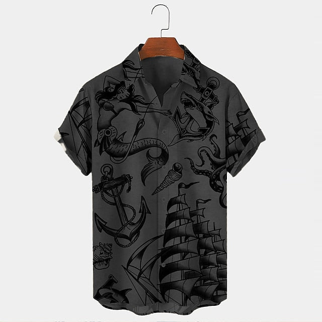 Vintage Herren Ankerhemd für den Sommer - Stanislaw