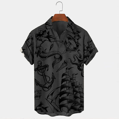 Vintage Herren Ankerhemd für den Sommer - Stanislaw