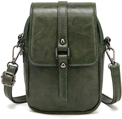 Vintage-Umhängetasche aus weichem Leder mit Stil