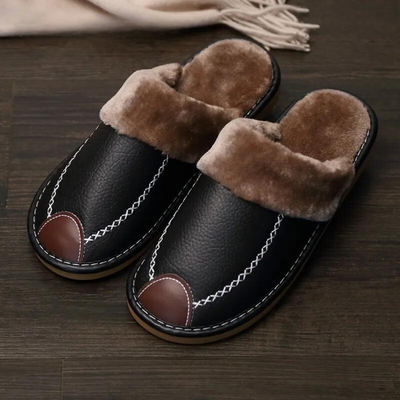 Warme Herrensandalen aus Leder - Jessie