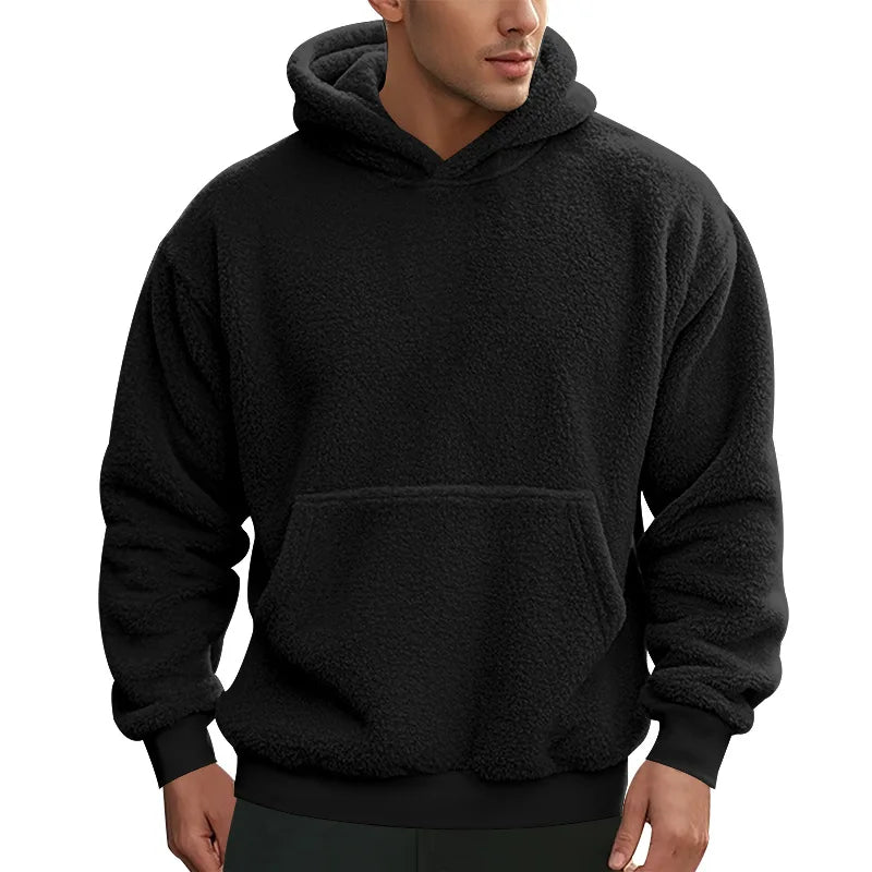 Warmer Fleece-Kapuzenpullover - Adolfo