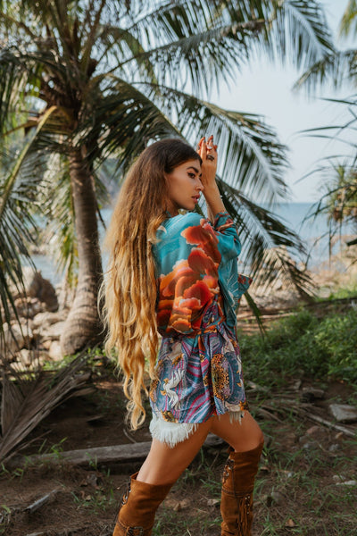 Gimena® | Kimono in Grün