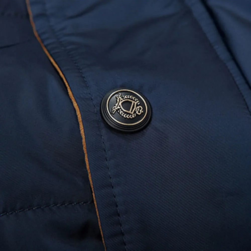 WILLIAM - Lässiger Gepolsterter Mantel mit Patchwork 2024