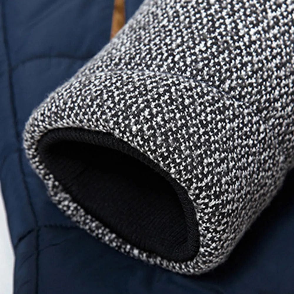 WILLIAM - Lässiger Gepolsterter Mantel mit Patchwork 2024