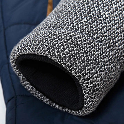 WILLIAM - Lässiger Gepolsterter Mantel mit Patchwork 2024