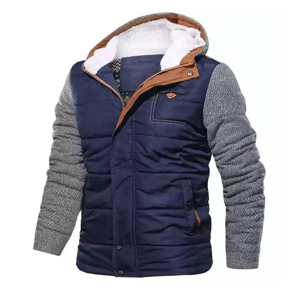 WILLIAM - Lässiger Gepolsterter Mantel mit Patchwork 2024