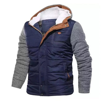 WILLIAM - Lässiger Gepolsterter Mantel mit Patchwork 2024