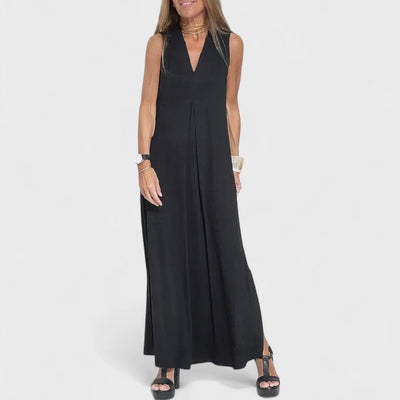 Livana – Maxikleid mit raffinierter Drapierung