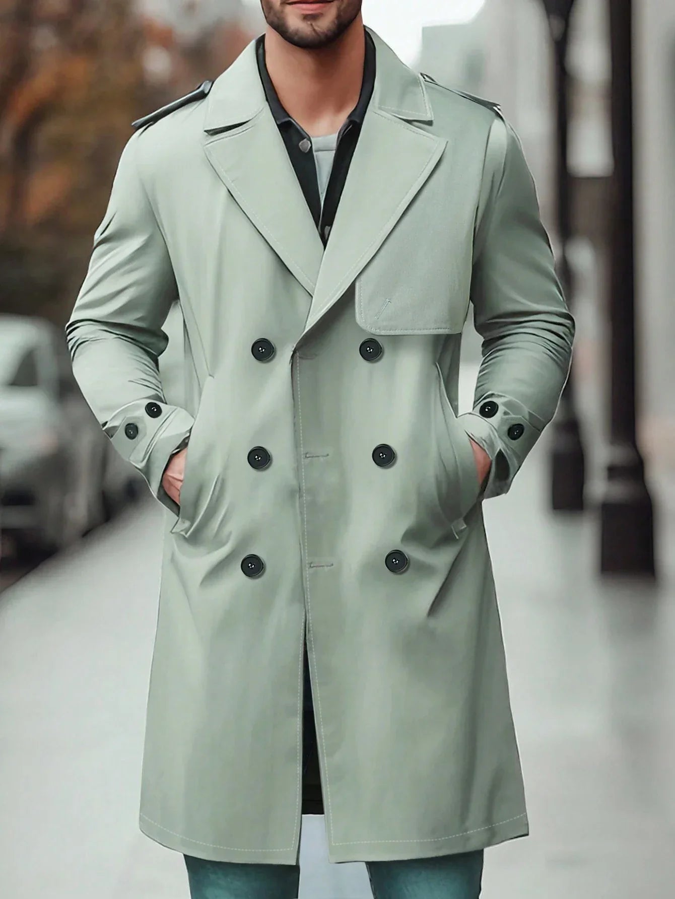 Eleganter Winter-Trenchcoat - Holger