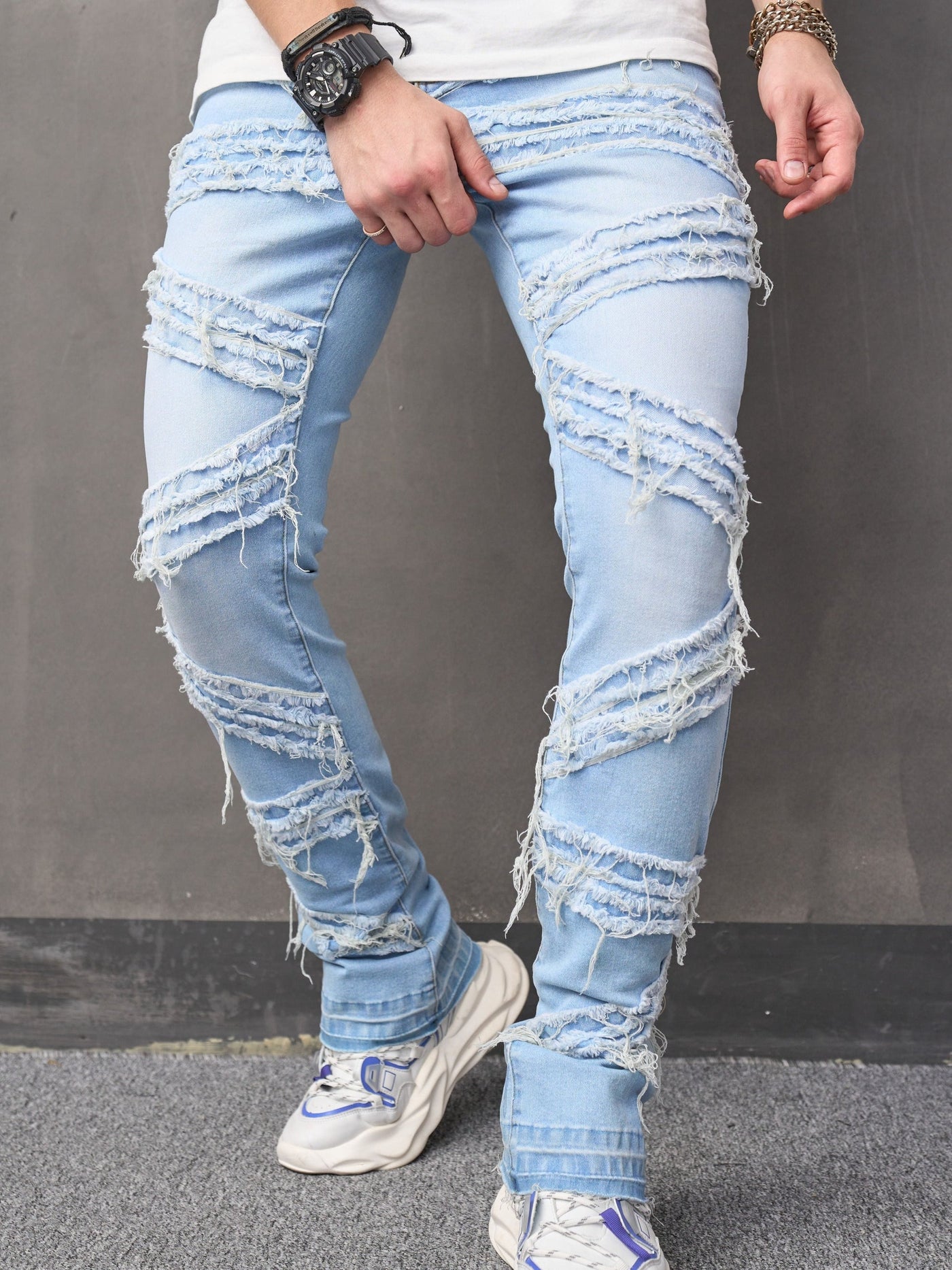 Zerrissene Denim-Hosen für den Sommer - Alek