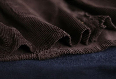 ZYRA - Cordjacke mit Spitzenstich