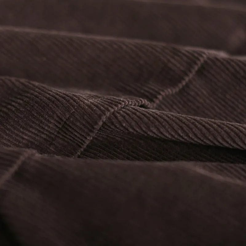 ZYRA - Cordjacke mit Spitzenstich